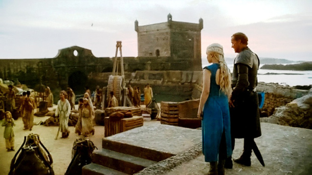 On the set of Game of Thrones