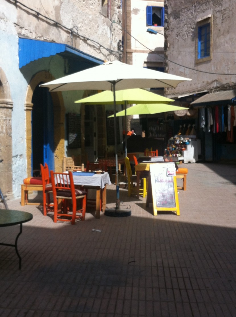 The little square outside Riad Lunetoile