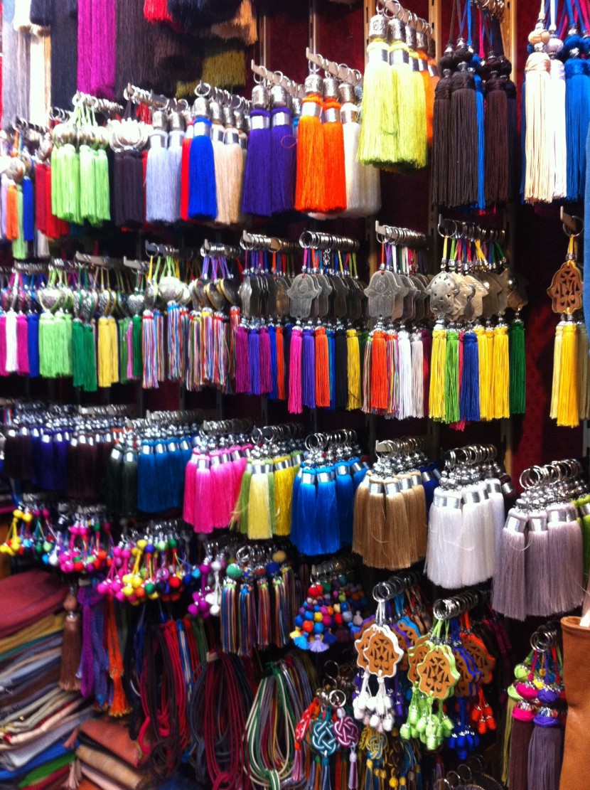 Colourful Moroccan tassles